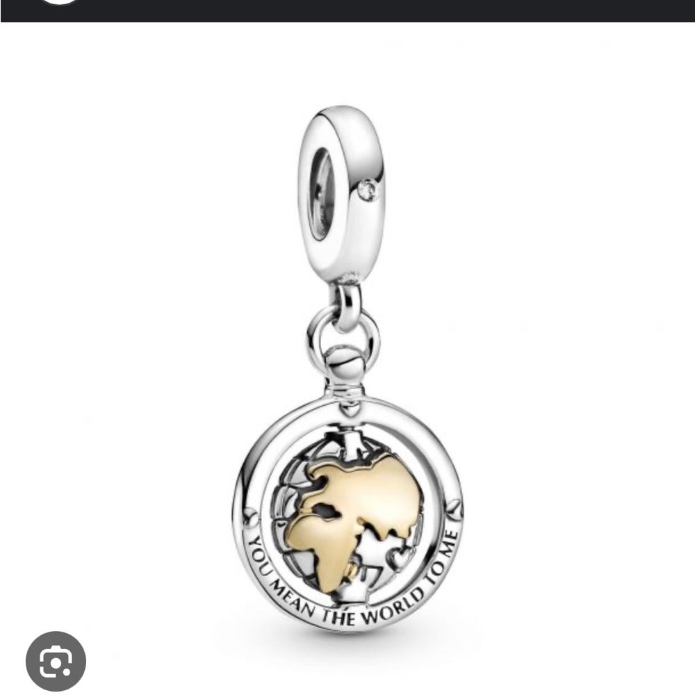 You Mean the World to Me Pandora Charm